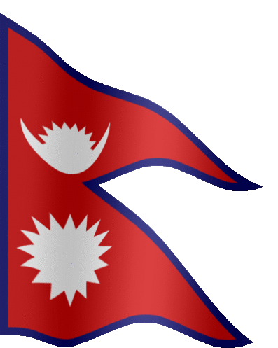 Animated flag of Nepal